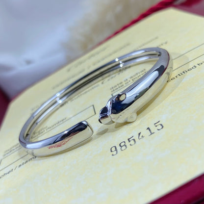 Mysitc PANTHERE SILVER OPEN BRACELET