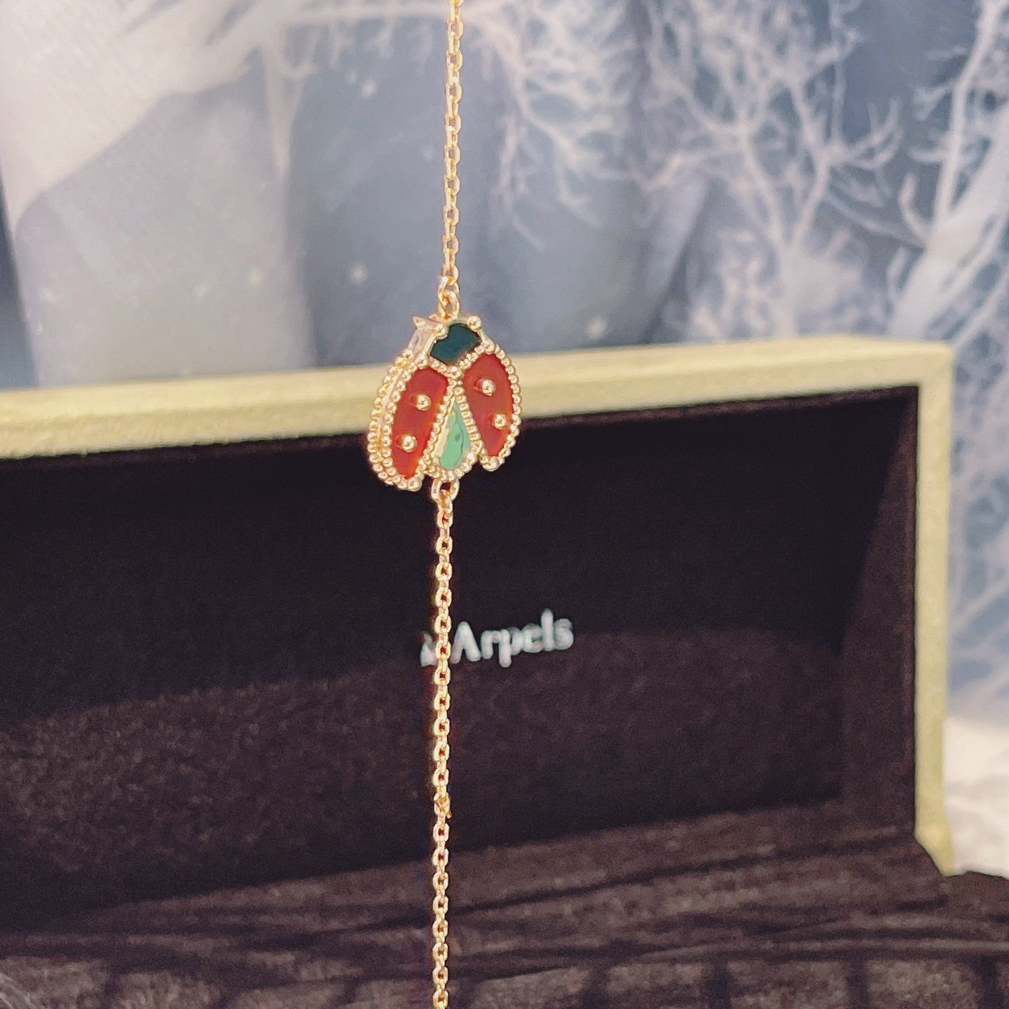 Mysitc LUCKY SPRING 1 MOTIF PINK GOLD BRACELET