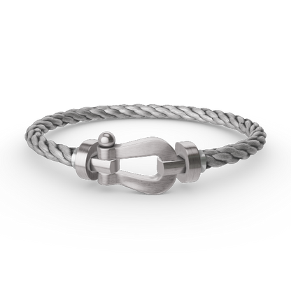 Mysitc FORCE LARGE HORSESHOE NO DIAMOND BRACELET SILVER