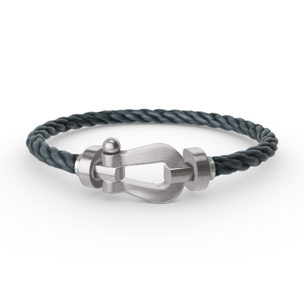 Mysitc FORCE LARGE HORSESHOE NO DIAMOND BRACELET SILVER