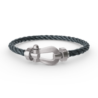 Mysitc FORCE LARGE HORSESHOE NO DIAMOND BRACELET SILVER