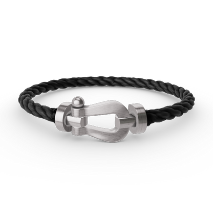 Mysitc FORCE LARGE HORSESHOE NO DIAMOND BRACELET SILVER