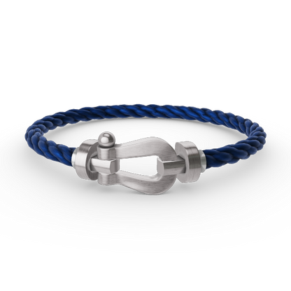 Mysitc FORCE LARGE HORSESHOE NO DIAMOND BRACELET SILVER