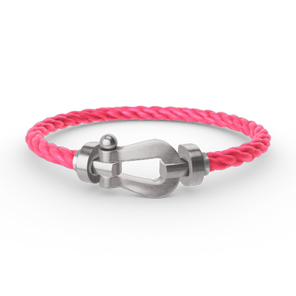 Mysitc FORCE LARGE HORSESHOE NO DIAMOND BRACELET SILVER