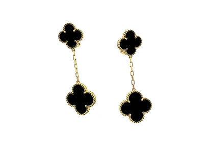 Mysitc CLOVER 2 MOTIFS  EARRINGS (MULTIPLE CHOICESC