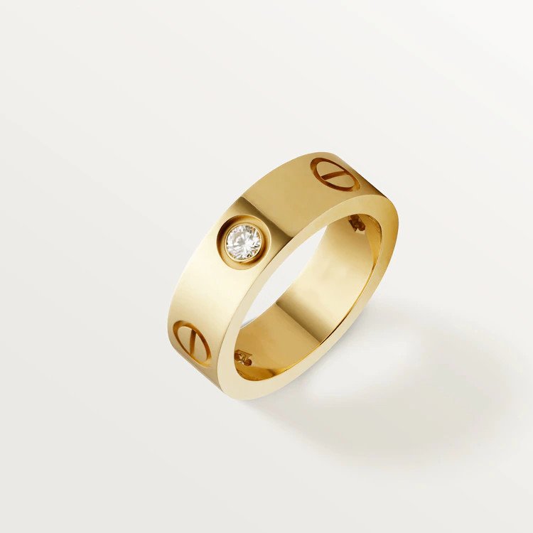 Mystic LIEBESRING 5,5 MM 3 DIAMANTEN ROSÉGOLD