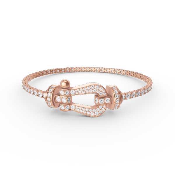 Mystic Force GROSSES HUFEISEN VOLL DIAMANT TENNIS ARMband