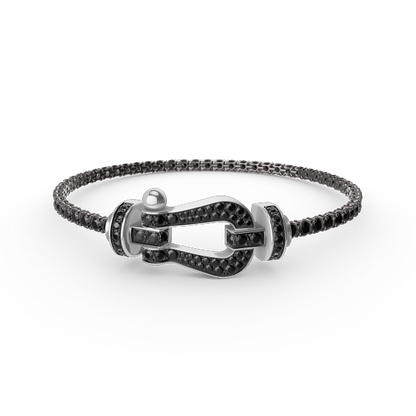 Mystic Force GROSSES HUFEISEN VOLL DIAMANT TENNIS ARMband